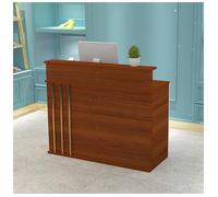 Escritorio con cerradura y bandeja para teclado, mesa de caja registradora ancha de madera con cabina Sto y alta capacidad de carga para oficina y venta al por menor