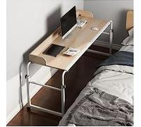 Escritorio con ruedas de altura ajustable para computadora, estación de trabajo de pie, mesa médica y bandeja de alimentos para uso doméstico y de oficina