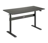 Escritorio con tablero 140x68cm Muelle de gas Ergo Office Regulable en altura