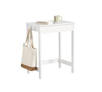 Escritorio con un cajón y 3 percheros mesa de ordenador fwt43-w sobuy es