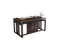 Escritorio De Computadora Escritorio de estudio de madera maciza de estilo chino, escritorio for el hogar, muebles de estudio de escritura y pintura Zen, escritorio de madera maciza for oficina Escrit