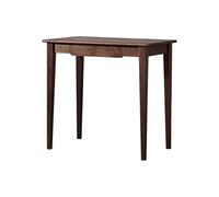 Escritorio de Computadora Mesa Auxiliar Escritorio moderno de madera maciza, escritorio de nogal Negro Nórdico, escritorio de escritura, escritorio ligero de lujo for estudio, escritorio for ordenador