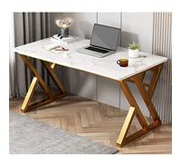 Escritorio de computadora moderno y simple y ligero de lujo para juegos en casa, estudiante, elegante, 80 x 140 cm, escritorio para dormitorio, estación de trabajo moderna y elegante