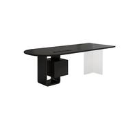 Escritorio De Esquina Banco de trabajo moderno y pequeño madera maciza for oficina gerente general, mesa consulta belleza médica sencilla, ideal for negocios hogar Para Dormitorio(220x80x75cm)