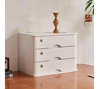 Escritorio de madera con 4 cajones, elegante solución de almacenamiento para el hogar y la oficina para un espacio de trabajo sin desorden, perfecto para guardar suministros y documentos.