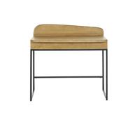 Escritorio de madera maciza de mango con almacenaje 100 cm SHIVA