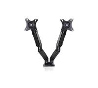 Escritorio de montaje - ART - L-16GD - Soporte para 2 monitores - VESA 13''-27'' - Máx 6,5 kg