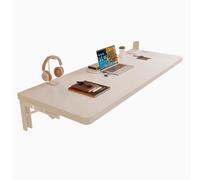 Escritorio De Pared,Banco De Trabajo Plegable Montado En La Pared,Mesa De Pared Plegable,Para Escritorio Montado En La Pared,Mesa Estanteria Plegable Pared Adecuado Para Cocina, Dormitorio, Salón(30*4