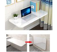 Escritorio de pared plegable de 60 x 30, 70 x 40, 80 x 50, 120 x 40 pulgadas, mesa de comedor plegable que ahorra espacio para cocina, lavandería, estudio, bar, oficina en casa, estación de trabajo