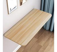 Escritorio de pared plegable que ahorra espacio, mesa plegable multifuncional para oficina en casa, comedor y cocina, diseño compacto de madera de 70 x 30 cm para un fácil almacenamiento y uso