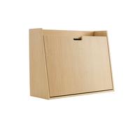 Escritorio de pared vintage de roble con cajonera 78 cm GABIN