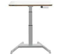 Escritorio de pie Leitz Ergo 65340001 Gris Oscuro Ajuste Eléctrico 80 kg