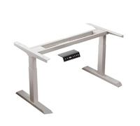 Escritorio de pie sin escritorio, patas de altura ajustables eléctricamente, mesa de pie for oficina en casa.(White)