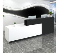 Escritorio de recepción con cajones y taquillas con cerradura, recepción para spa, salón, bufete de abogados, hotel, institución