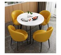 Escritorio de recepción de oficina, mesa redonda, sala de estar, cocina, mesa de comedor, diseño moderno, mesa de ocio, oficina, salón, hotel, cafetería, tienda de postres, biblioteca (color: B) (A)
