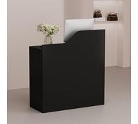 Escritorio de recepción, moderno mostrador frontal grande con cajón, mostrador de venta al por menor para oficina, vestíbulo, salón de belleza, clínica, tienda, soporte de anfitriona de secretaria