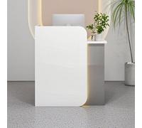 Escritorio de recepción para salones y supermercados, ideal para barberos, oficinas, tiendas de ropa, diseño moderno, construcción duradera, elegante sala de espera, muebles