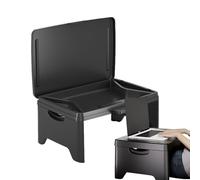 Escritorio de regazo plegable - Pp, portátil, ligero, duradero | Bandeja para portátil junto a la cama con patas plegables, sofá escritorio para dormitorio Travel Car Seat Desayuno SOFA Comer Estudio