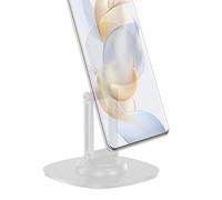 Escritorio De Soporte Móvil Magnético - Altura Ajustable Reclinable Base 360 °, Soporte Metálico No Levantado Plegable | Tableta De Montaje Estable Teléfono Streaming Streaming Home