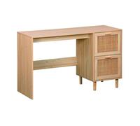 Escritorio décor 2 cajones natural 75x120x48 cm adec