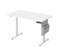 Escritorio Eléctrico 180 x 80 cm para Oficina Blanco Nube