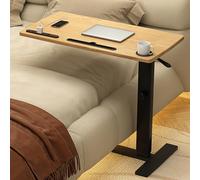 Escritorio Elevable de Pie Móvil Escritorio de Computadora Plegable Junto A La Cama, Soporte de Ordenador Stand up Desk para Oficina Sala de Estar(Yellow,80 * 40cm/31.5 * 15.7in)