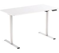 Escritorio Elevable MITSAI Denver con sistema de elevación automática y memoria integrada (120(L) x 60(P) x 73 a 118(A) cm - Blanco)