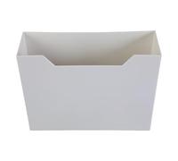 Escritorio End 4x12.5x9.4inch Desk Magazine Stand Square Sparenbuch Organizadores Documentos Organizadores Caso para Office Magazine Stand
