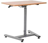 Escritorio ergonómico de pie, convertidor, Tabla elevadora, estación de Trabajo, Mesa de Oficina, Soporte, Mesa de demostración de pie, Patas de Color Gris Plateado
