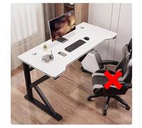 Escritorio ergonómico para juegos - Estación de trabajo moderna para PC con acabado de nogal de 39.3 pulgadas para dormitorio y oficina, configuración ideal de esquina, perfecta estación de