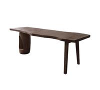 Escritorio Escritorio rectangular de madera fresno, mesa conferencias maciza oscura y espaciosa, comedor Mesa Oficina(XL)