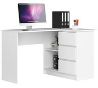 Escritorio esquinero b16 akord color blanco 124 cm