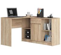 Escritorio esquinero b17 akord color roble sonoma 120 cm