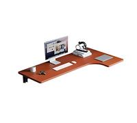 Escritorio esquinero en forma de L - Mesa flotante montada en la pared para laptop para oficina en casa, estudio, dormitorio o balcón
