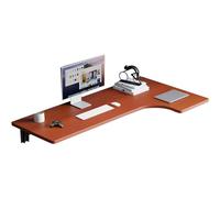 Escritorio esquinero en forma de L montado en la pared, escritorio flotante para laptop que ahorra espacio para oficina en casa, estudio, dormitorio, baño, balcón
