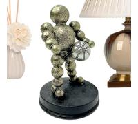 Escritorio Estatua de atleta - Resina Moderna Abstracta Artística | Pelota Atleta Estatua para Escritorio | Para Mesita De Noche Estatua Chimenea Estantería Biblioteca Estudio Deportivo Niños Amante