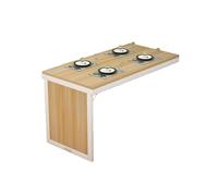 Escritorio flotante con mesa plegable, escritorio de pared compacto multifuncional para cocina, sala de estudio o espacios de balcón, perfecto para escribir y trabajar ligero