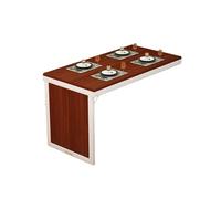 Escritorio flotante con mesa plegable, escritorio de pared compacto multifuncional para cocina, sala de estudio o espacios de balcón, perfecto para escribir y trabajar ligero