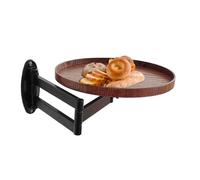 Escritorio flotante para pared, mesa de pared, mesa de ahorro de espacio, rotativo, decoración de casa interior retráctil, escritorio de lectura para sala de estar, dormitorio, estudio