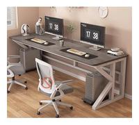 Escritorio for Ordenador Moderno Escritorio Ejecutivo de Madera Maciza Estructura metálica fácil de Montar for Casa, Oficina o Dormitorio(7,100x60cm/39x24in)