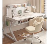 Escritorio Gaming for Computadora con Estantería, Mesas for Oficina en Casa, Escritorio Ejecutivo for Estudio, Sala de Estar, Dormitorio, Balcón, área de Ocio