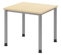 Escritorio H x P 685 - 810 x 800 mm, 4 patas de tubo redondo