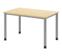 Escritorio H x P 685 - 810 x 800 mm, 4 patas de tubo redondo