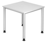 Escritorio H x P 685 - 810 x 800 mm, 4 patas de tubo redondo