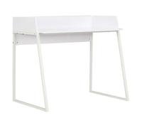 Escritorio lira con borde alto blanco 88x90x60 cm