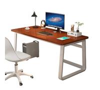 Escritorio, Mesa Oficina Pequeña y Estación Trabajo, Mesa para Teletrabajo,de fácil manejo， para Auriculares Mesa de Escritura de Ordenador para Oficina, Dormitorio(Teak,120*40cm(47*16in))