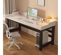 Escritorio Moderno for Dormitorio, Mesa Gaming PC, Estación de Trabajo for Trabajar en Casa, Estudiar, Escribir, Sala de Estar, Estudio