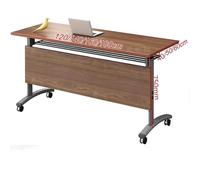 Escritorio modular portátil para entrenamiento, mesa móvil con panel modesto, ruedas de bloqueo, estante de almacenamiento, plegable y encajable, ideal para uso en la oficina y el aula