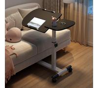 Escritorio móvil ajustable para laptop, escritorio inclinable para trabajar de pie, mesa sobre la cama para uso en casa, oficina, hospital