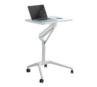 Escritorio móvil de pie ajustable con ruedas, podio profesional para oficina, iglesia, conferencias y presentaciones de boda, estación de trabajo ergonómica, portátil, versátil